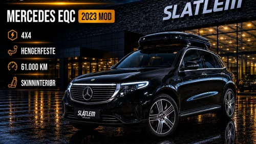 MERCEDES-BENZ EQC 400 4MATIC 4Matic, skiboks, krok, skinn, led++