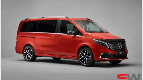 MERCEDES-BENZ EQV Luksusversjon Fullskinn + Takrails 20" Alu hjul