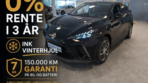 MG MG4 Electric 64kWh Luxury - 0% rente i 3år - ink vinterhjul