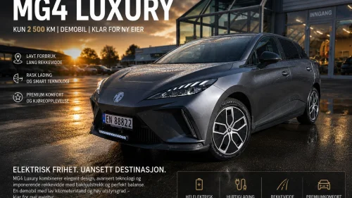 MG MG4 Electric 64kWh Luxury - Demobil -Klar for levering