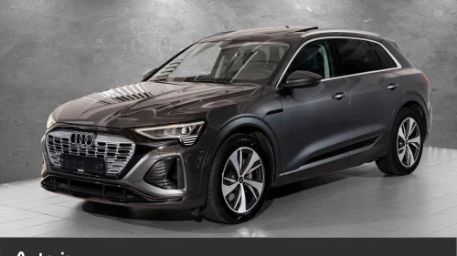 AUDI Q8 55 E TRON 55 s line plus, Massasje, B&O, HUD, Pano, Matrix, Krok+