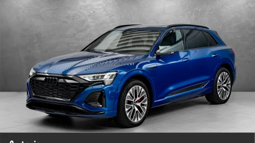 AUDI Q8 55 e-tron 55 SUV 2x S-Line/Svart optikk/Pano/HUD/Matrix/Krok/360+