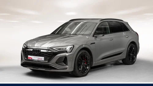 AUDI Q8 55 E TRON 55 s line plus, HUD, B&O, Matrix, 21'', Pano, Krok,Luft