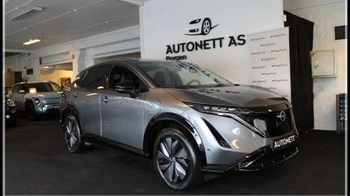 NISSAN ARIYA e-4orce,Evolve,87kWt,19"Hjul,Pano,Sommer og vinterhjul!