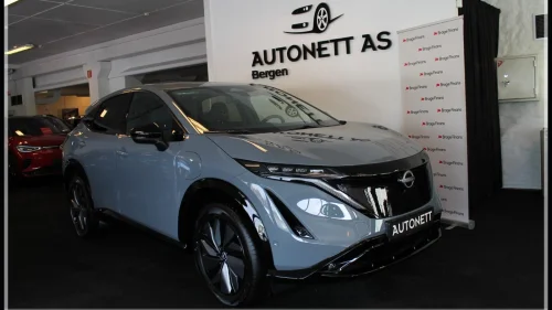 NISSAN ARIYA e-4orce,Evolve,87kWt,19"Hjul,Pano,Sommer og vinterhjul!