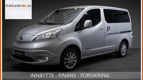 NISSAN e-NV200 7-SETER/PREMIUM/NAV/KAMERA/CRUISE/RATTVARME/2SETT HJUL+