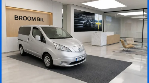 NISSAN e-NV200 EVALIA 7-SETER 200KM/KAMERA/NAVI/2xSKYVEDØR/VARME RATT/