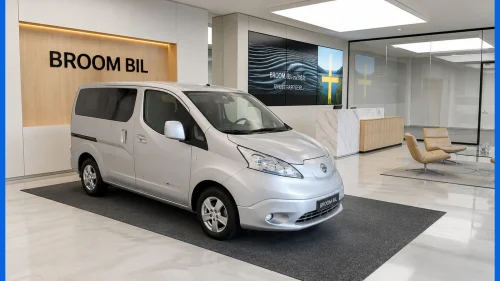 NISSAN e-NV200 EVALIA 7-SETER 200KM/KAMERA/NAVI/2xSKYVEDØR/VARME RATT/