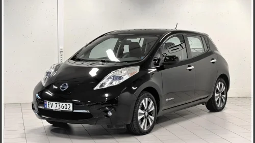 NISSAN LEAF Super bybil / R.kam / Skinn / Cruise/EU OK 08/26 +++