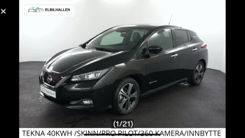 NISSAN Leaf 40kWh Tekna