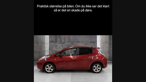 NISSAN LEAF Nissan Leaf. 2012 modell, Nylig EU godkjent