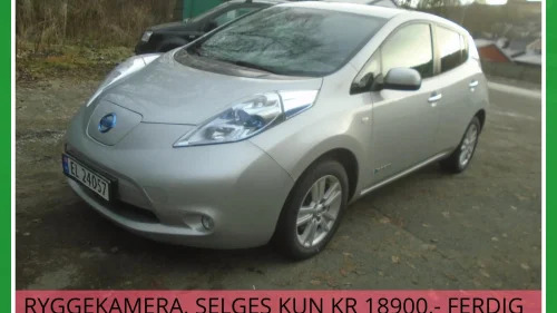 NISSAN LEAF 7 STREKER PÅ BATTERI, EU-GODKJENT TIL APRIL 2027