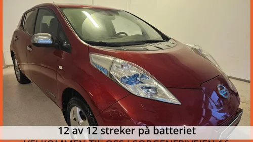 NISSAN LEAF EU til 9.2027, skinn, setevarme fram/bak, Norsk bil++++