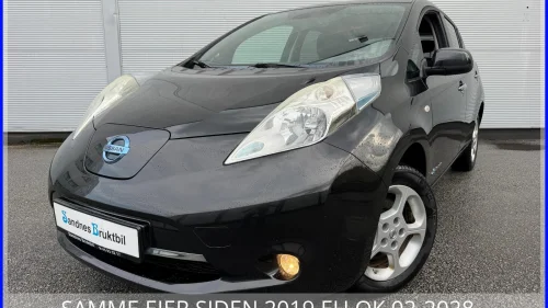 NISSAN LEAF 24kwh,KAMERA,CRUISE,NAVI,CD-SPILLER,TLF,USB EU TIL 2028
