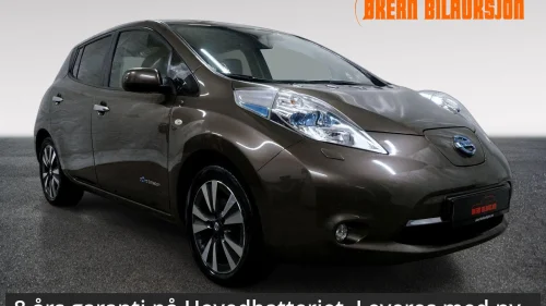 NISSAN LEAF 30kWh TEKNA 30kWh/Testet//Påkost Kr10.009,Skinn/Varmepup