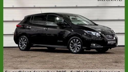 NISSAN Leaf 40kWh 40 kwh, ACC, Feilfri Tilstandsrapport, Eu-Godkjent