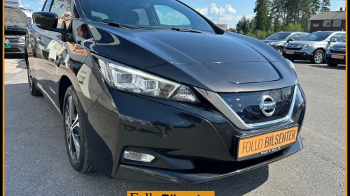NISSAN LEAF 40kWh 40KWH 150 HK FULGT OPP ALLE SERVICE NYLIG EU 07/2027