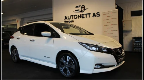 NISSAN Leaf 40kWh TEKNA,SKINN,V-PUMPE,BOSE,SERVICE NÅ,EU-OK TIL 2028!
