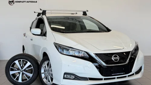 NISSAN LEAF 40kWh 40kWh, 360 KAMERA, RATTVARME, KEYLESS, DAB, NAVI, ACC++