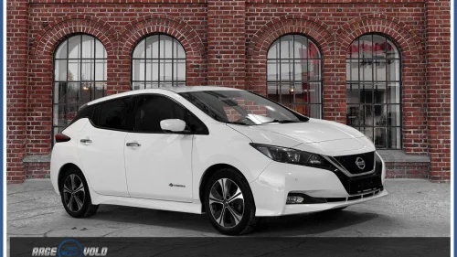 NISSAN Leaf 40kWh 40kw LED Varmepumpe Kamera Rekkevidde 270 km.