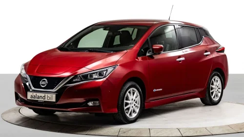 NISSAN Leaf 40kWh Tekna/360Kamera/Skinn/DAB 1 Eier lav km "strøken bil"