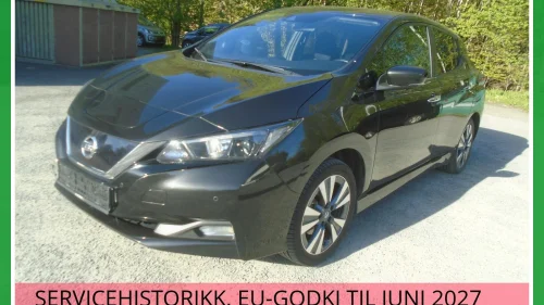NISSAN LEAF 62kWh 218 HK 62 kWh N-CONNECTA SOLGT NY I NORGE, NYBILGARANTI