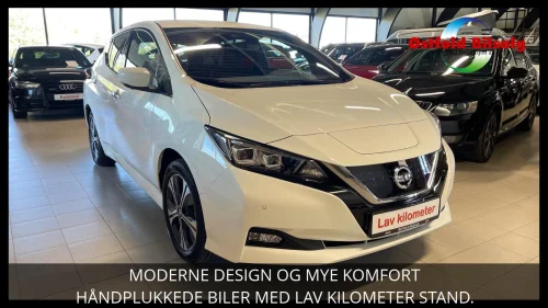 NISSAN LEAF 62kWh 62kWh|2021Mod|360Kam|Cruise|3x Isofix|Delskinn|Lav Km