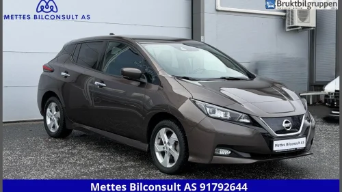 NISSAN LEAF 62kWh 62kWh/Navi/Rkamera/Nyservice/Cruise/STORBATTERIPAKKE