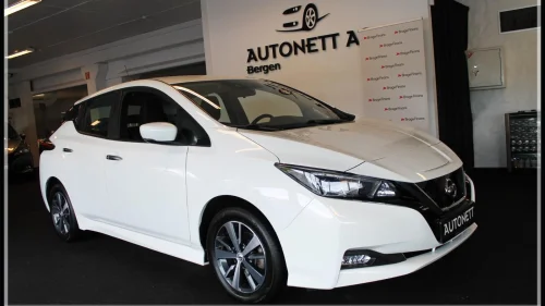 NISSAN Leaf 40kWh 40KW,DAB+,KAM,EU-OK TIL OKT-2027,S/V-HJUL,KUN 35.000KM!