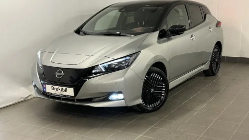 NISSAN LEAF 62kWh e+ 59kWh Tekna 385km WLTP/Topputgave/Skinn/ACC/2-tone