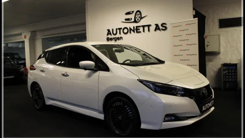 NISSAN Leaf 62kWh 62KW,TEKNA,SKINN,BOSE,VARMEPUMPE,360 KAM,S+V-HJUL