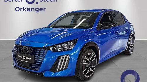PEUGEOT 208 GT, 156HK, 360 kamera, Navi, Ryggekamera, el sete