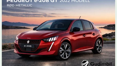 PEUGEOT 208 GT-136HK/340KM WLTP/ACC/NAVI/KAMERA/NORSK/NYBILGARANTI