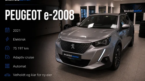 PEUGEOT 2008 Adaptiv Cruise|Automat|75 197 km|2 Hjulsett|Meget Pen