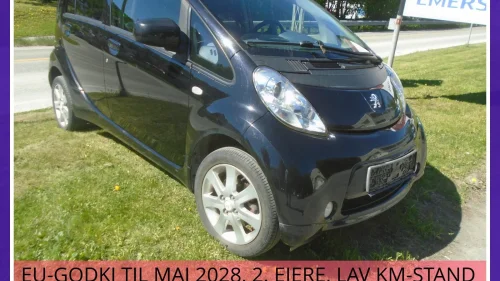 PEUGEOT iOn 67 HK SOLGT NY I NORGE, SERVICEBOK, HURTIGLADING, PEN
