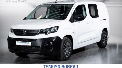 PEUGEOT e-Partner L2 50 KWh 275 KM WLTP | 3 SETER | SKYVEDØR H/V | LAZER