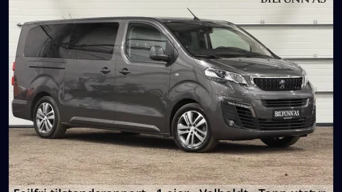 PEUGEOT EXPERT TRAVELLER 75 kWh, Lang, Topp utgave, Norsk, 1 eier, Krok, Skinn
