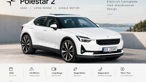 POLESTAR 2 Polestar 2 LR SM | Pilot | Plus | Nappaskinn m/kjøling