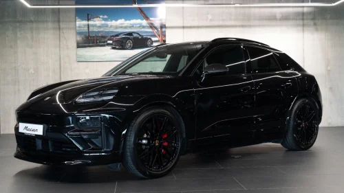 PORSCHE Macan Turbo Burmester® Rear-ax, Matrix, Carbon, Full PPF foliert++