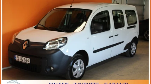 RENAULT KANGOO EXPRESS Z.E. Z.E ELECTRIC 5 SETER AUT/BLUET/NAVI/LAV KM/EU OK 04.26