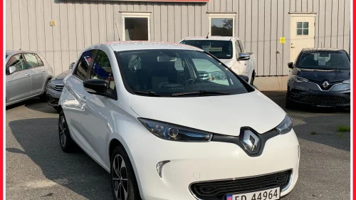 RENAULT ZOE Lader. Ryggekamera, Navi