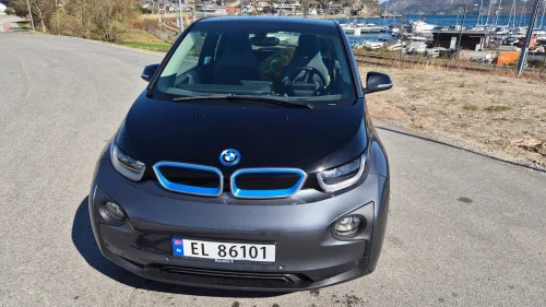 BMW I i3 i3EL, 125kW 170hk, Mineral Grey w/ highlight BMW i blue
