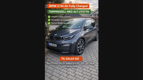 BMW I i3 94Ah Fully Charged Edition