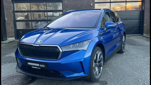 SKODA ENYAQ 80 IV 80 Lav km/Hengerfeste/Matrix/21"/Skinn/ACC/El.seter+