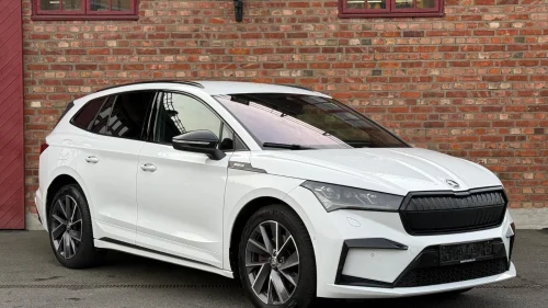 SKODA ENYAQ 80 80 Sportline, Fører-, Infotainment-, Park.pakke+, Krok