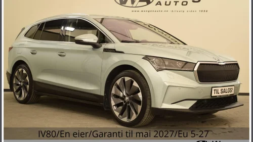 SKODA ENYAQ 80 IV80/En eier/Garanti til mai 2027/Eu 5-27