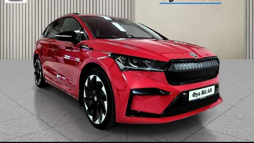 SKODA ENYAQ 80 80-SPORTLINE-MATRIX-21"-KOMFORT+-SPORTSPAKKE-VARMEPUMPE