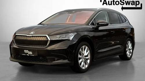 SKODA ENYAQ 80 80 HighPlus SortSkinn/Norsk/Krok/Navi/Pano/LED/ACC/S+V