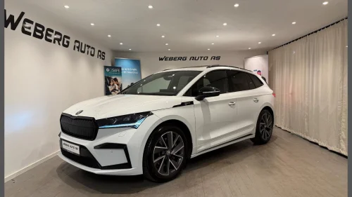 SKODA ENYAQ 80X IV80X/4x4/SPORTLINE/MATRIX/ACC/HUD/KROK/RKAM/DAB/NAVI +