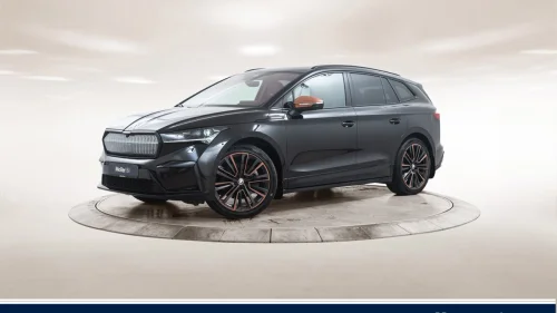 SKODA ENYAQ 80X iV 80x Founders Edition black -HUD, 360kam, Skinn, Krok